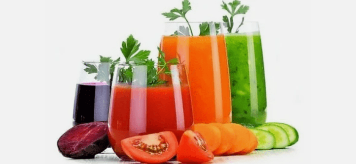 Japanese diet juices vegetables and fruit