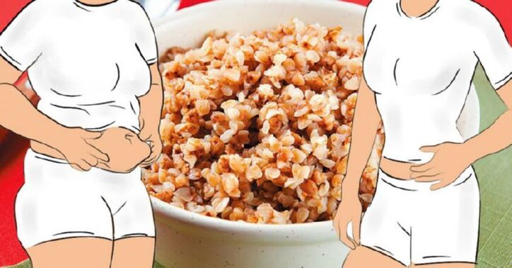 Slimming on a buckwheat croup