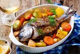 baked fish for the Mediterranean diet