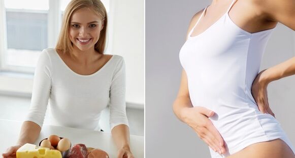 Leading girls to lose weight on a carbohydrate-free diet